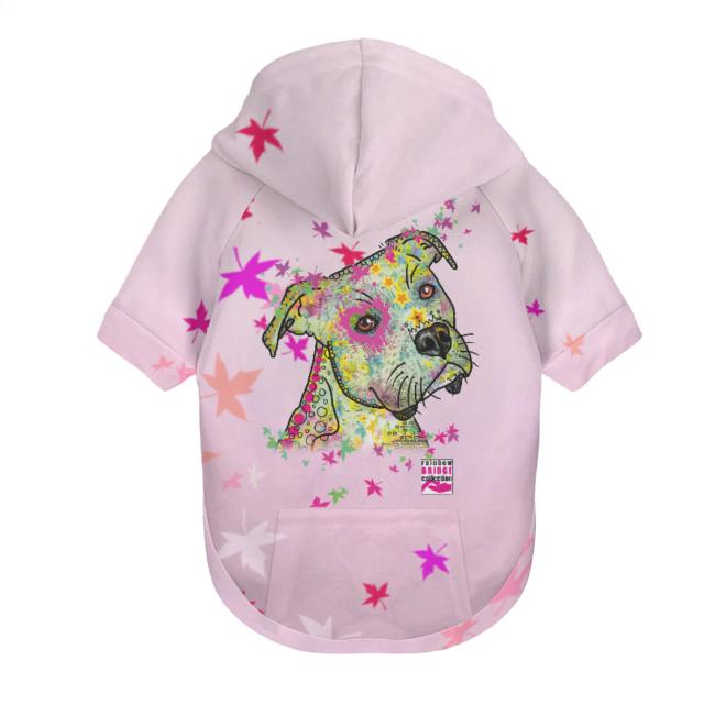 Hunde-Hoodie, Hundemotiv Calli Callmund– bunte Popart, gemütlich, waschbar, Polyster